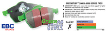 Load image into Gallery viewer, EBC 13-14 Ford Mustang 3.7 (A/T+Performance Pkg) Greenstuff Front Brake Pads
