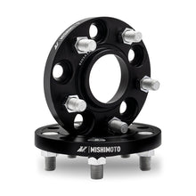 Load image into Gallery viewer, Mishimoto Wheel Spacers - 5x114.3 - 66.1 - 20 - M12 - Black