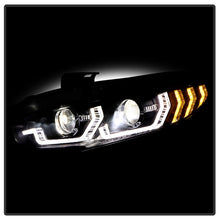 Load image into Gallery viewer, Honda Civic 16-20 LED Model High-Power LED Module Headlights - Black (PRO-YD-HC16LEDAP-SEQGR-BK)