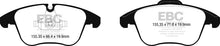 Load image into Gallery viewer, EBC 2016+ Jaguar XE 2.0L TD (180) Greenstuff Front Brake Pads