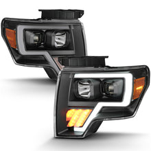 Load image into Gallery viewer, ANZO 2009-2014 Ford F-150 Projector Light Bar G4 H.L. Black Amber