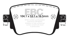 Load image into Gallery viewer, EBC 15-21 Volkswagen GTi 2.0 Turbo Greenstuff Rear Brake Pads