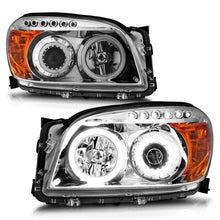 Load image into Gallery viewer, ANZO 2006-2008 Toyota Rav4 Projector Headlights w/ Halo Chrome (CCFL)