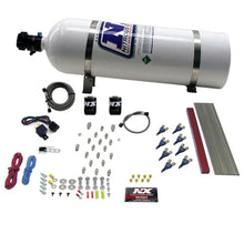 Load image into Gallery viewer, Nitrous Express GM LT1/LS1 Pro Piranha Nozzle Gas Nitrous Kit w/15lb Bottle