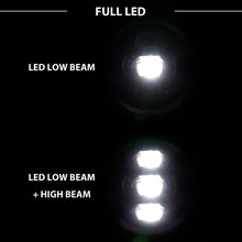 Load image into Gallery viewer, ANZO 2018-2019 Jeep Wrangler Full Led ProjectorH.L Black
