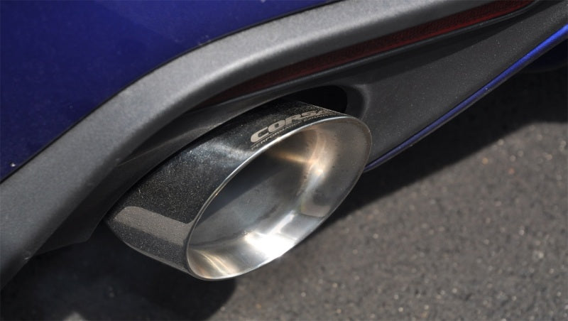 Corsa 15-16 Ford Mustang EcoBoost 2.3T Sport 3in Cat-Back Dual Rear Exit Polished Tips