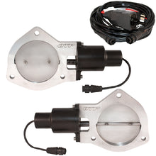 Load image into Gallery viewer, QTP 4in Bolt-On QTEC Dual Electric Cutout Valves - Pair