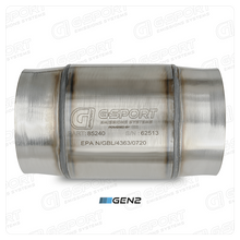 Load image into Gallery viewer, GESI G-Sport 400 CPSI GEN 2 EPA Compliant 4in Inlet/Out Catalytic Converter-4.5in x 4in 500-850HP