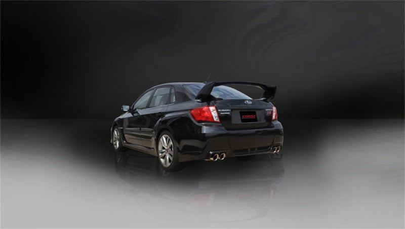 Corsa 11-13 Subaru Impreza Sedan STI 2.5L Turbo Manual Polished Sport Cat-Back Exhaust