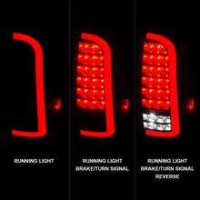 Load image into Gallery viewer, ANZO 05-15 Toyota Tacoma Full LED Tail Lights w/Light Bar Sequential Black Housing Clear Lens
