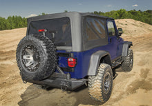 Load image into Gallery viewer, Rampage 04-06 Jeep Wrangler(TJ) Unlimited OEM Replacement Soft Upper Doors - Black Denim