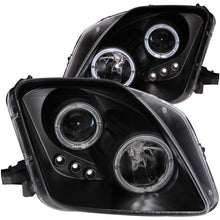 Load image into Gallery viewer, ANZO 1997-2001 Honda Prelude Projector Headlights w/ Halo Black w/ LED