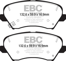 Load image into Gallery viewer, EBC 2017 Hyundai Elantra GT 2.0L Greenstuff Front Brake Pads