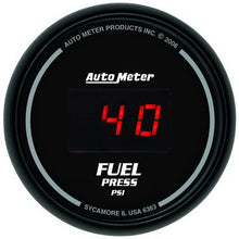 Load image into Gallery viewer, Autometer Z Series 52mm Black Digital 5-100 PSI Fuel Pressure Gauge
