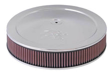 Load image into Gallery viewer, K&amp;N 5-1/8in / 14in ID X 1.5in O/S Flat Base Air Cleaner Assembly