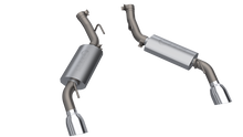 Load image into Gallery viewer, QTP 14-15 Chevrolet Camaro SS 6.2L 304SS AR3 Axle Back Exhaust w/4.5in Tips