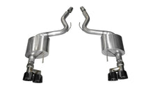 Load image into Gallery viewer, Corsa 15-16 Ford Mustang GT 5.0 3in Axle Back Exhaust Black Quad Tips (Sport)