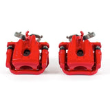 Power Stop 2016 Scion iM Rear Red Calipers w/Brackets - Pair
