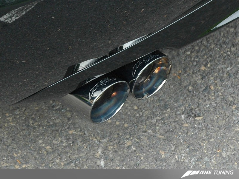 AWE Tuning Audi B7 S4 Touring Edition Exhaust - Diamond Black Tips