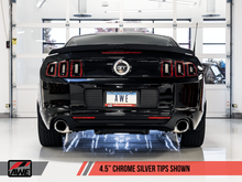 Load image into Gallery viewer, AWE Tuning S197 Mustang GT Axle-back Exhaust - Touring Edition (Chrome Silver Tips)