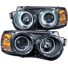 Load image into Gallery viewer, ANZO 2012-2015 Chevrolet Sonic Projector Headlights w/ Halo Black (CCFL)