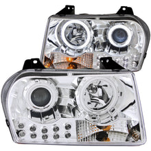Load image into Gallery viewer, ANZO 2005-2010 Chrysler 300 Projector Headlights w/ Halo Chrome
