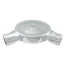 Load image into Gallery viewer, Spectre Low Profile Air Box 14in. OD x 5-13/32in. H / 120 Degree Inlet - Chrome