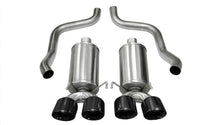 Load image into Gallery viewer, Corsa Black Xtreme Axle-Back Exhaust w/Dual Black 3.5in Tips 09-13 Chevrolet Corvette C6 6.2L V8