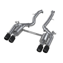 Load image into Gallery viewer, MBRP 18-22 BMW M2 Competition 3.0L T304 SS 3in Resonator-Back Exhaust Quad Rear w/ Carbon Fiber Tips