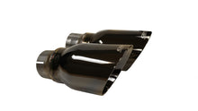 Load image into Gallery viewer, Corsa 15-17 Dodge Charger R/T Pursuit Valance 2.5in Inlet / 4in Outlet Black PVD Tip Kit