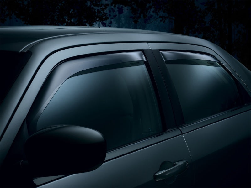 WeatherTech 00 Nissan Frontier (4 door) Front and Rear Side Window Deflectors - Dark Smoke