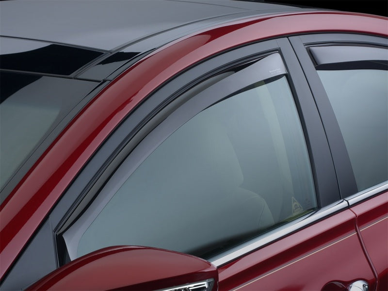 WeatherTech 00 Nissan Frontier (4 door) Front Side Window Deflectors - Dark Smoke