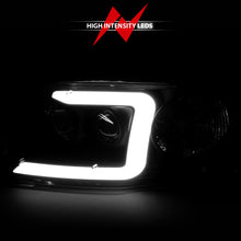 Load image into Gallery viewer, ANZO 1997-2003 Ford F-150 Projector Headlights w/ Light Bar Black Housing