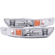Load image into Gallery viewer, ANZO 1998-2001 Acura Integra Euro Parking Lights Chrome w/ Amber Reflector