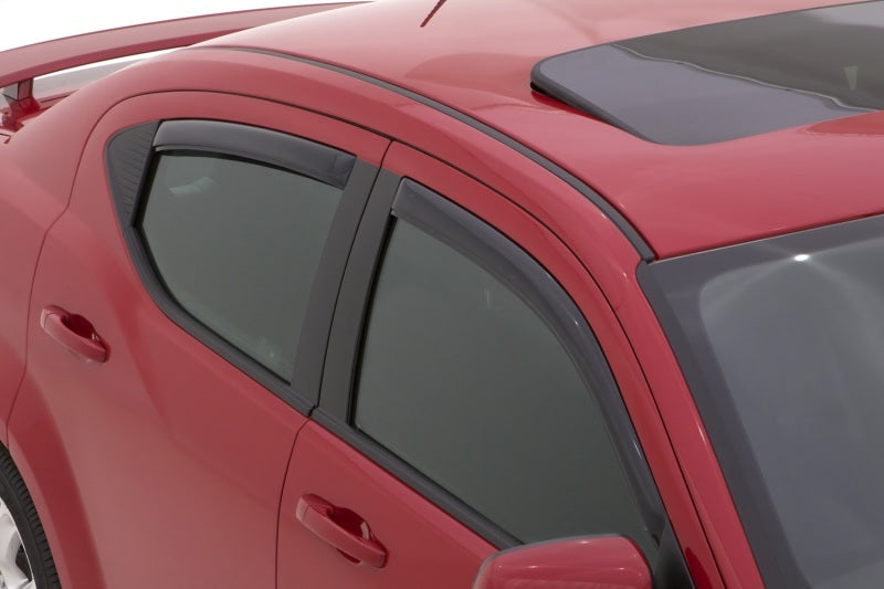 AVS 96-00 Honda Civic Ventvisor In-Channel Front & Rear Window Deflectors 4pc - Smoke