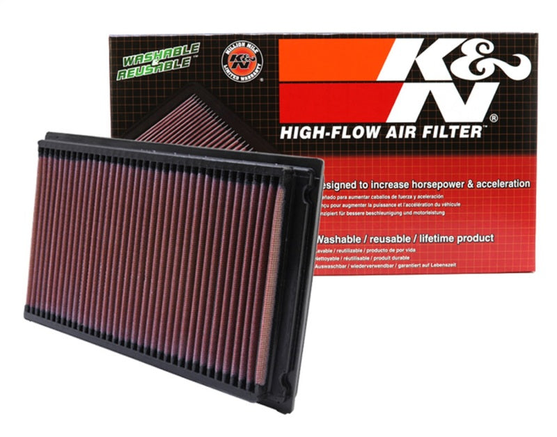K&amp;N 88-08 Nissan 1.8L / 87-05 Nissan/Infiniti 3.0L / 00-09 3.5LDrop In Air Filter