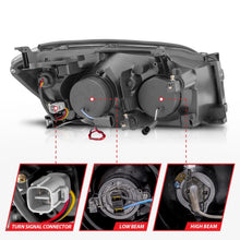 Load image into Gallery viewer, ANZO 2006-2008 Toyota Rav4 Projector Headlights w/ Halo Chrome (CCFL)