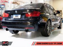 Load image into Gallery viewer, AWE Tuning BMW F3X 335i/435i Touring Edition Axle-Back Exhaust - Diamond Black Tips (90mm)