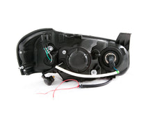 Load image into Gallery viewer, ANZO 2002-2003 Nissan Maxima Crystal Headlights w/ Halo Black