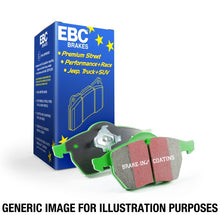 Load image into Gallery viewer, EBC 00 Volkswagen Eurovan 2.8 (ATE) with Wear Leads Greenstuff Rear Brake Pads
