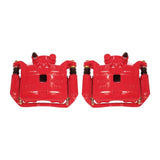 Power Stop 12-18 Nissan Versa Front Red Calipers w/Brackets - Pair