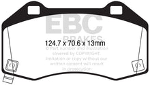 Load image into Gallery viewer, EBC 2017+ Fiat 124 Spider 1.4L Turbo Abarth Greenstuff Front Brake Pads