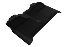 Load image into Gallery viewer, 3D MAXpider 2007-2013 Chevrolet Silverado Crew Cab Kagu 2nd Row Floormats - Black