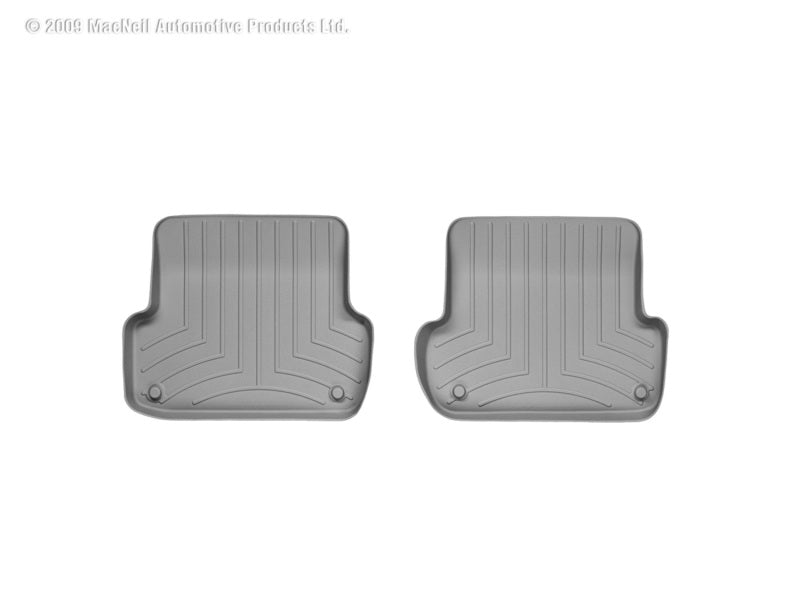 WeatherTech 02-08 Audi A4/S4/RS4 Rear FloorLiner - Grey
