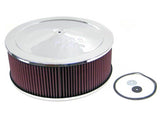 K&N 5-1/8in / 14in X 5.12in H / 7/8in Drop Base Air Cleaner Assembly