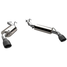 Load image into Gallery viewer, QTP 10-13 Chevrolet Camaro SS 6.2L 304SS AR3 Axle Back Exhaust w/4.5in Black Tips