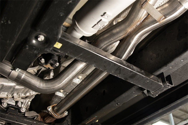 Corsa 21-22 Dodge Ram TRX Crew Cab Baja Catback Exhaust Dual Rear Satin Tip