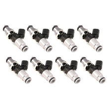Load image into Gallery viewer, Injector Dynamics - 1050cc Injectors 60mm Length 14mm Grey Adaptor Top - Blue Bottom Adap (Set of 8)