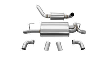 Load image into Gallery viewer, Corsa 18+ Jeep Wrangler JL 2.5in Dual Rear Turn Down Exit Touring Axle-Back Exhaust