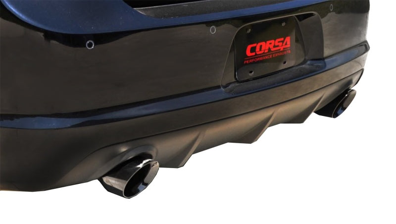Corsa 12-13 Dodge Charger SRT-8 6.4L V8 Black Xtreme Cat-Back Exhaust